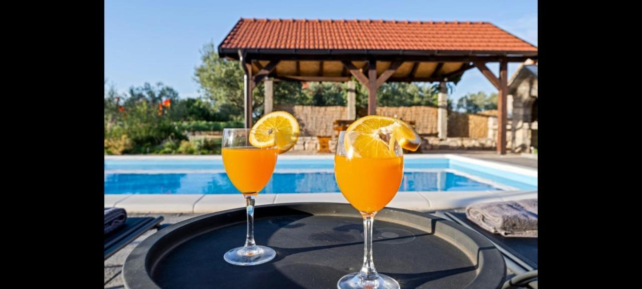 Villa Olive Tree House With Jacuzzi, Wifi And 40M2 Pool Siritovci Exterior foto